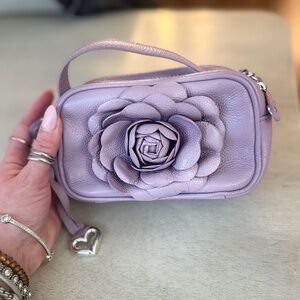 Brighton Rosie mini camera bag in lavender / purple